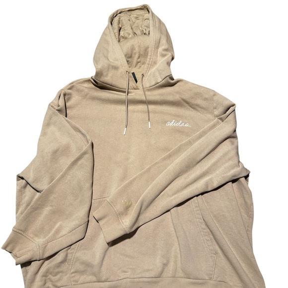 Women Oversized Adidas Tan Hoodie - Picture 1 of 4